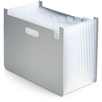 Archivo Acordeón tipo Caja A4, 13 Divisiones, Gris