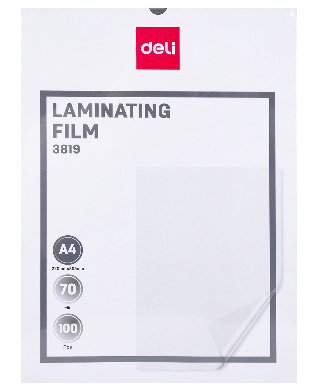 Láminas para Plastificar 70 Micras, 9.5" x 11"