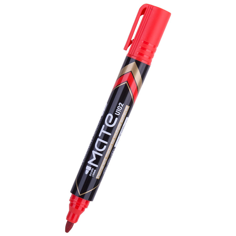 Marcador Permanente Rojo Mate U10240