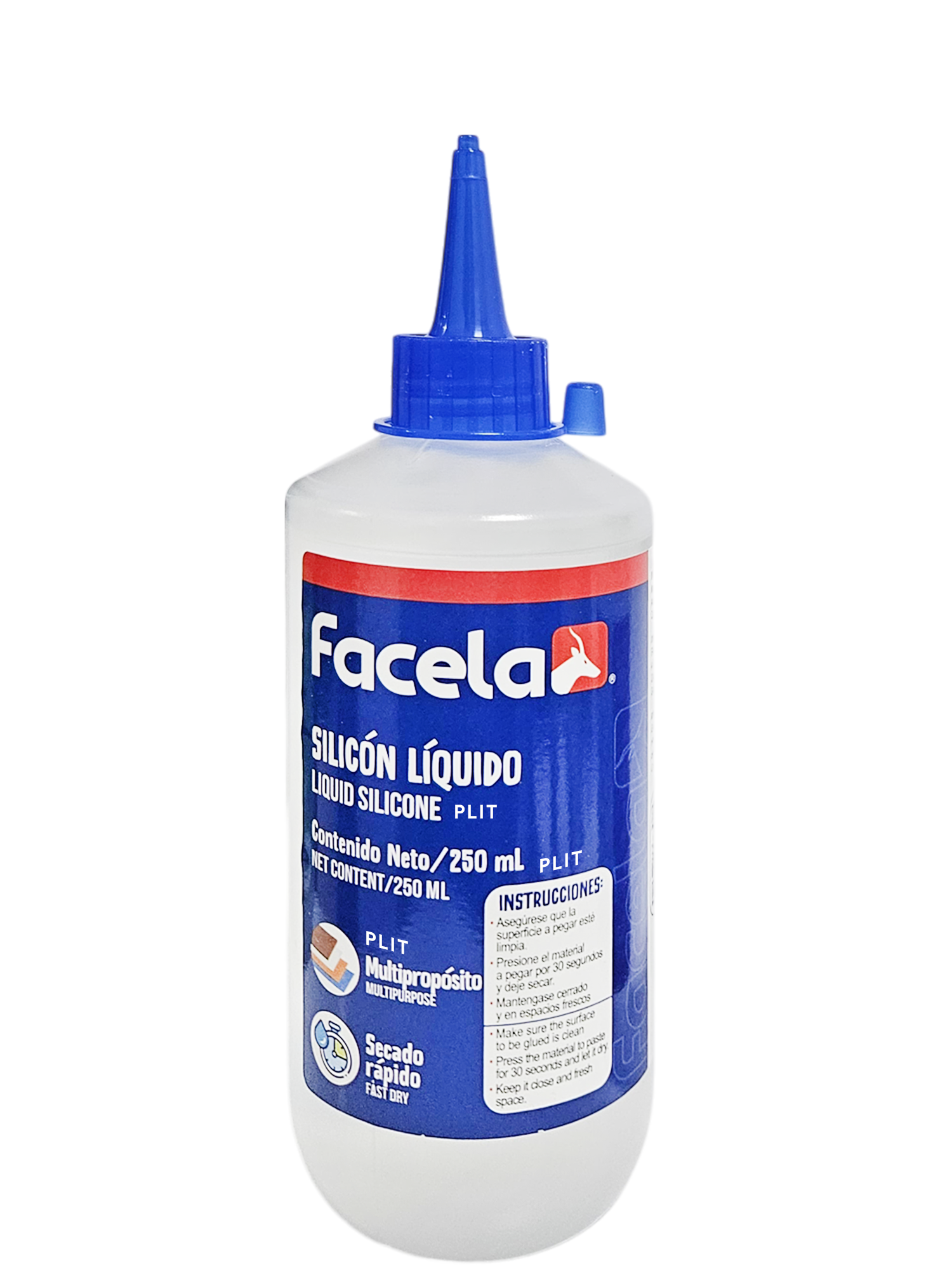 Silicona Líquida Facela, 250 ml