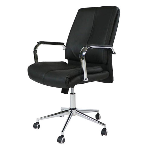 Silla Ejecutiva en PU leather, Negra