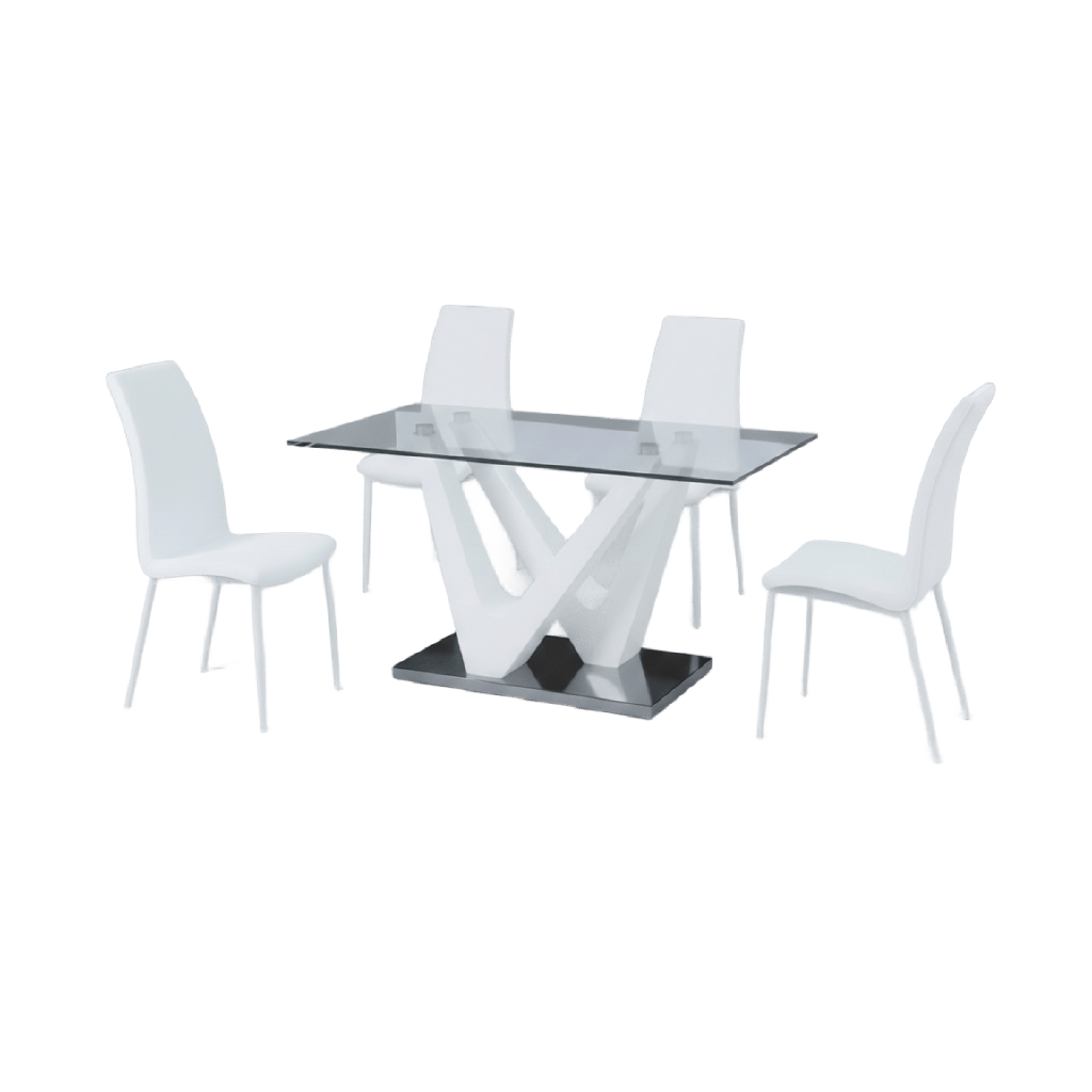MESA STARKEN  6 PERSONA 1.6M WHITE