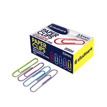 Clip Pequeños # 4 de Colores Engomado, 100 pcs