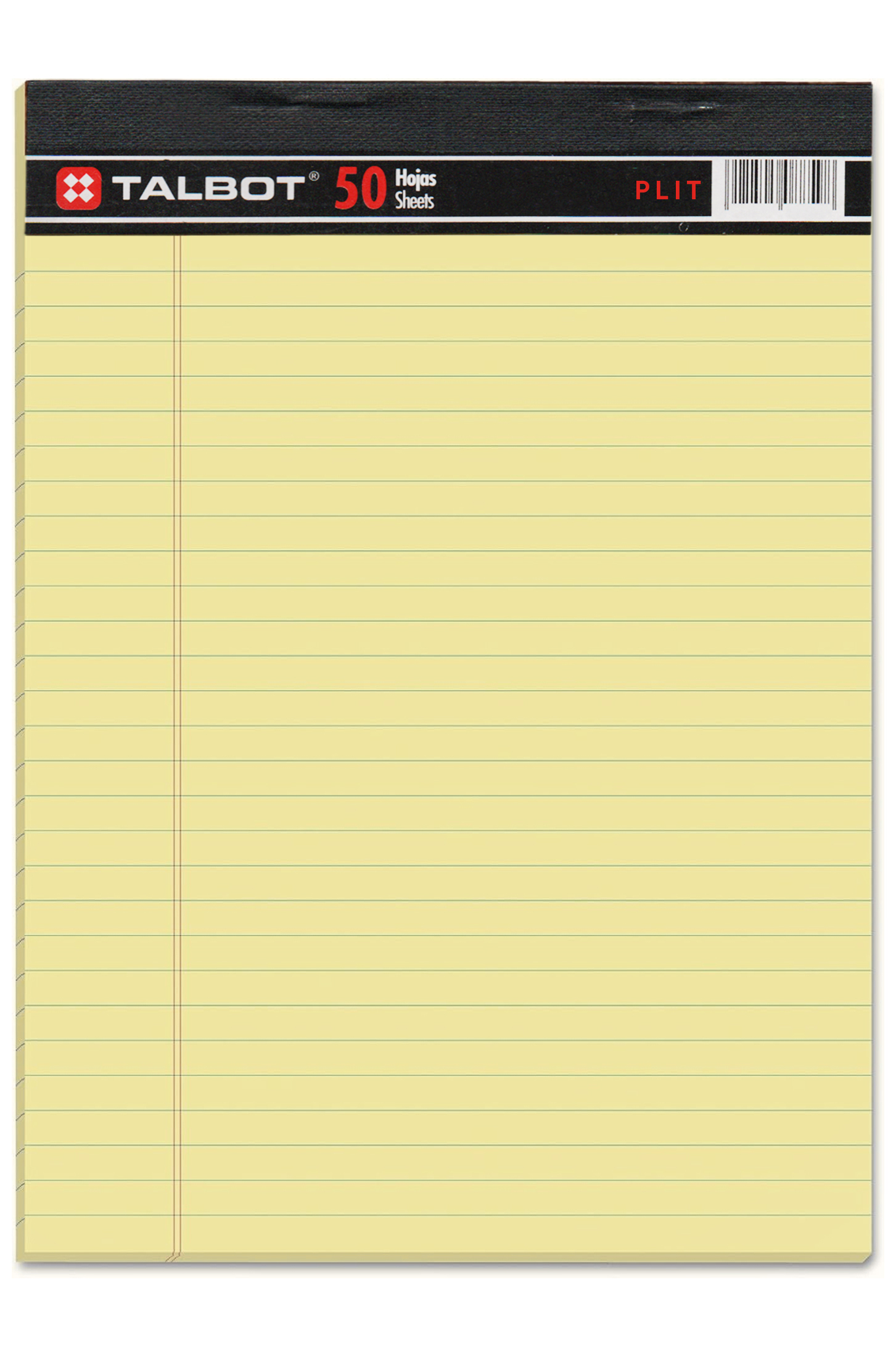 Libreta Rayada Amarilla 8.5″ x 11″ de 50 Hojas