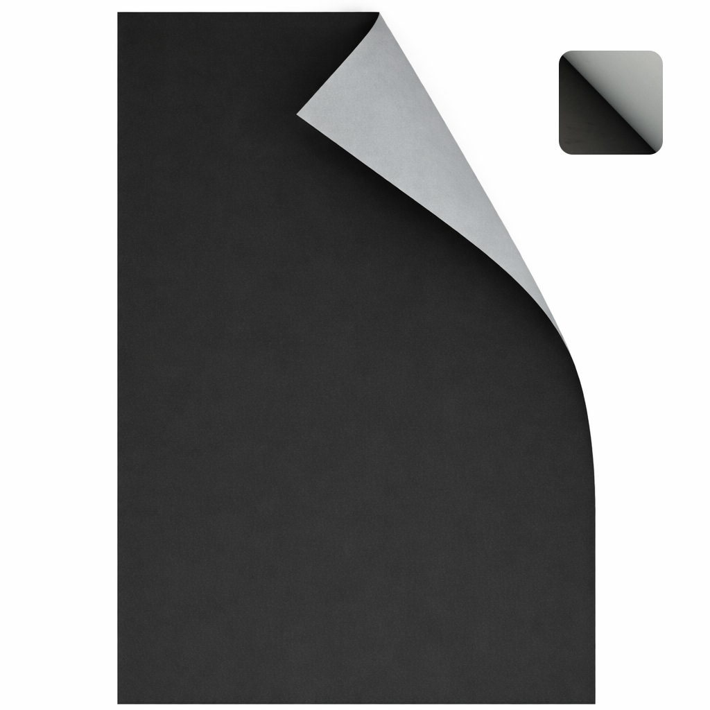 Cartulina Reversible Doble Cara Negra y Gris