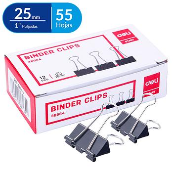 Clip Billeteros 25 mm (1"), 12 pcs