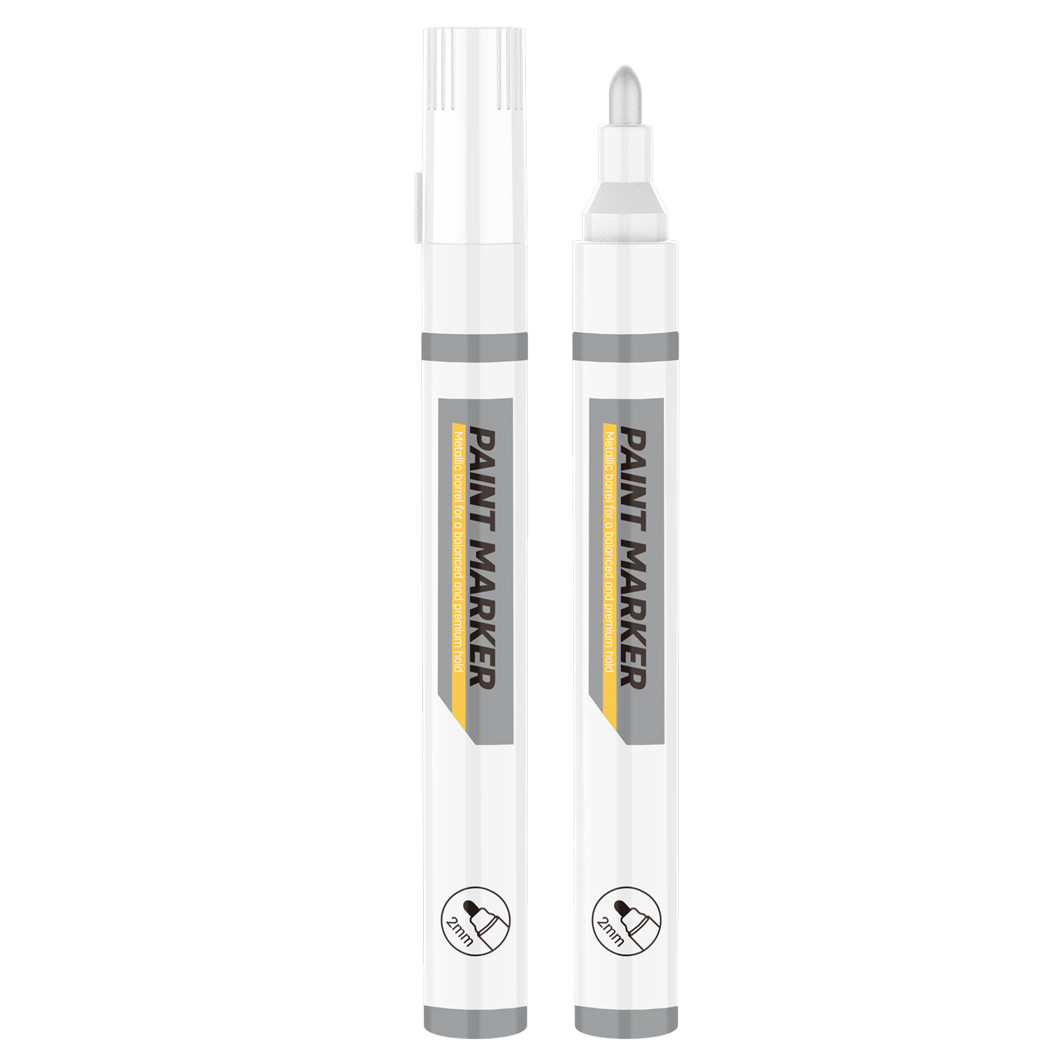 Marcador de Pintura 2 mm Paint Marker Blanco,