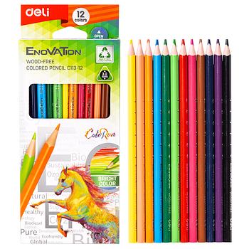 Lápices de Colores Triangular, 12 pcs
