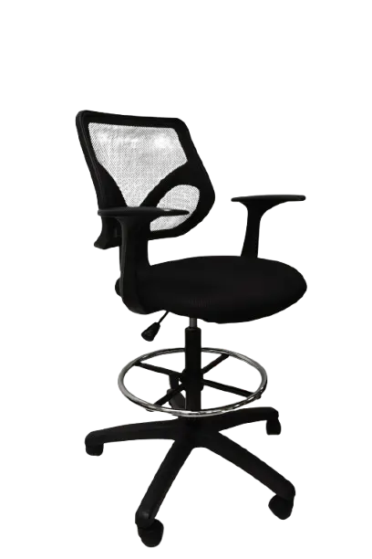SILLA TIPO CAJERO EN PANA MESH