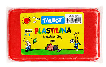 Masilla Plastilina Talbot Rojo 150 gr