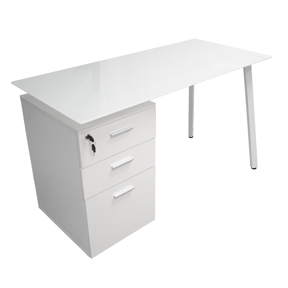 MUEBLE (PC) STARKEN  GLOSSY WHITE