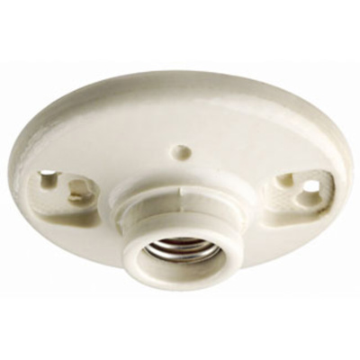 ROSETA LEVITON PORCELANA BLANCA