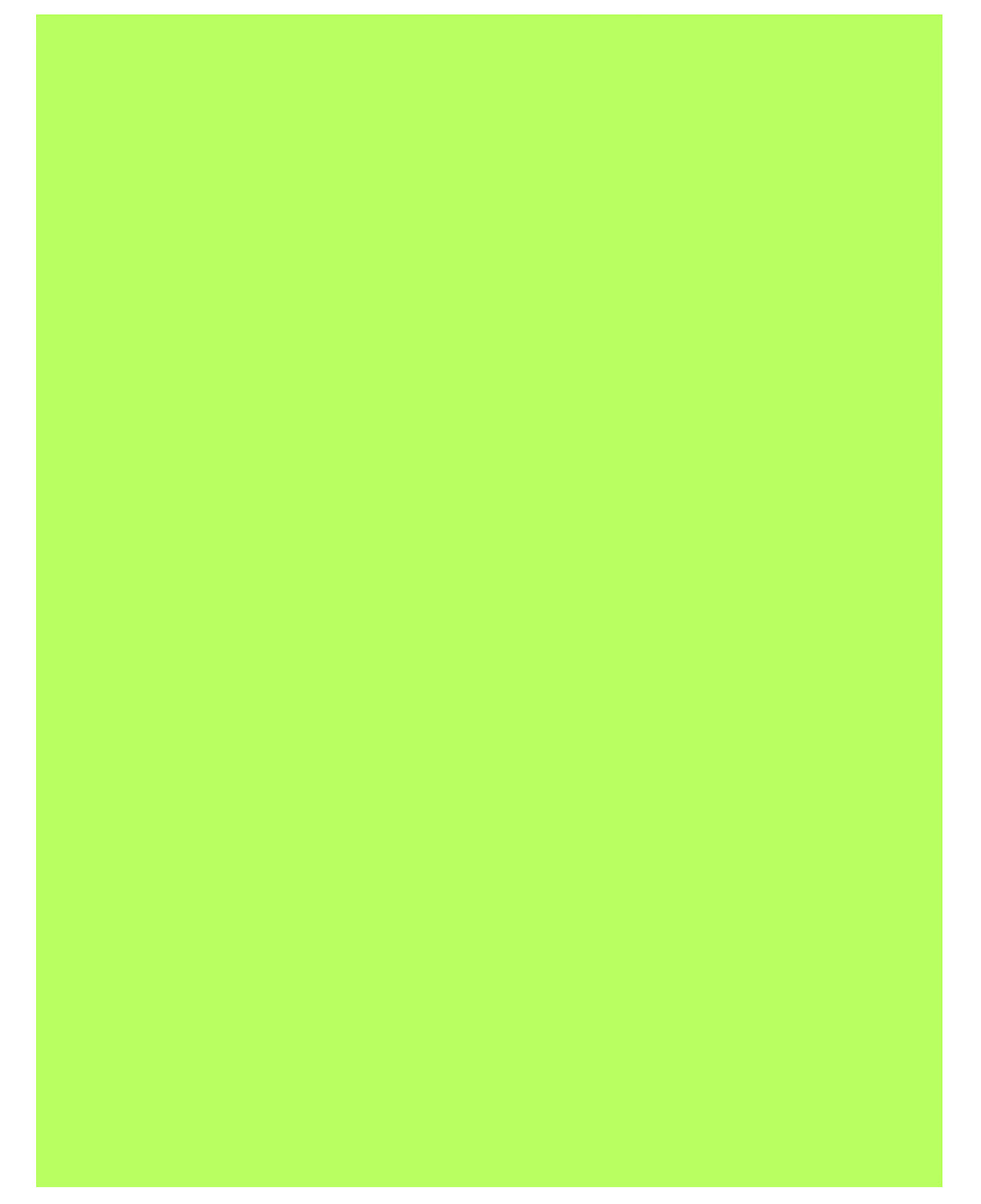 Lámina de Cartulina Verde Neon 20" x 26"