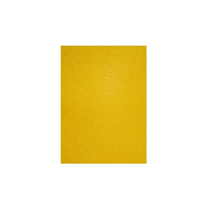 FOAMY AMARILLO CON BRILLO PAQ 10 HOJAS