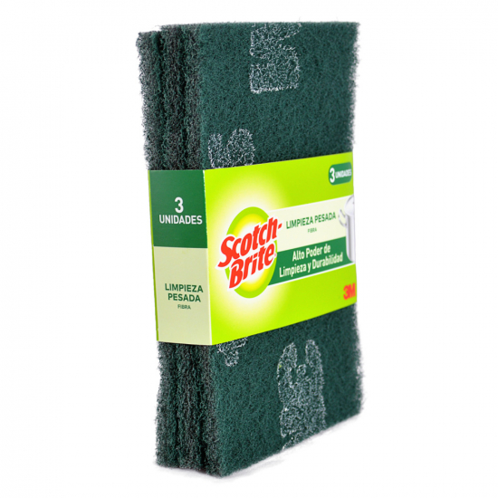 Esponja Para Fregar Verde Scotch Brite 3 Und/Paq